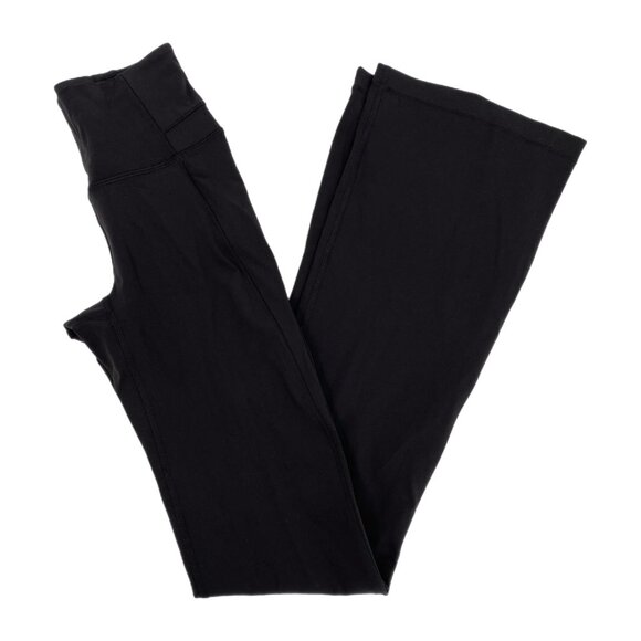 Lululemon Black Groove Flared Yoga Pants | Size 2 Regular - Picture 1 of 8